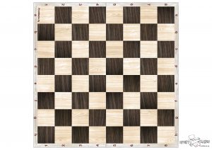 Красивая шахматная доска для распечатки на одном листе
